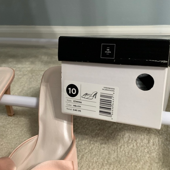 Big Bow Satin Mules - Picture 2 of 4